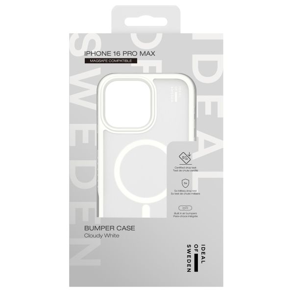 iDeal of Sweden Bumper Case MagSafe für das iPhone 16 Pro Max - Cloudy White