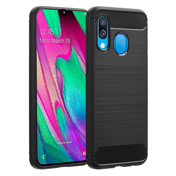 imoshion Brushed Back Cover für das Samsung Galaxy A40 - Schwarz