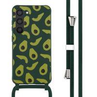 imoshion Silikonhülle design mit Band für das Samsung Galaxy S23 - Avocado Green