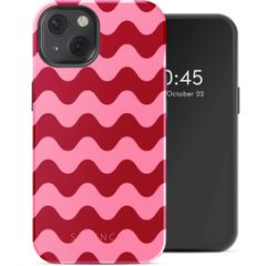 Selencia Vivid Tough Back Cover mit MagSafe für das iPhone 13 - Wave Vibes Lipstick