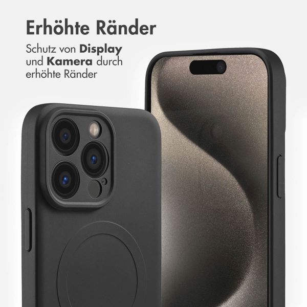 imoshion Color Back Cover mit MagSafe Apple iPhone 15 Pro Max - Schwarz