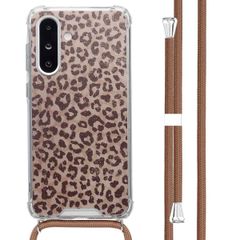 imoshion Design Hülle mit Band Samsung Galaxy A26 - Leopard Mood