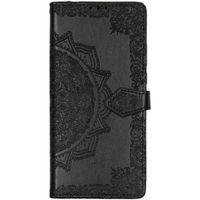 Mandala Klapphülle Motorola Moto G8 Power Lite - Schwarz