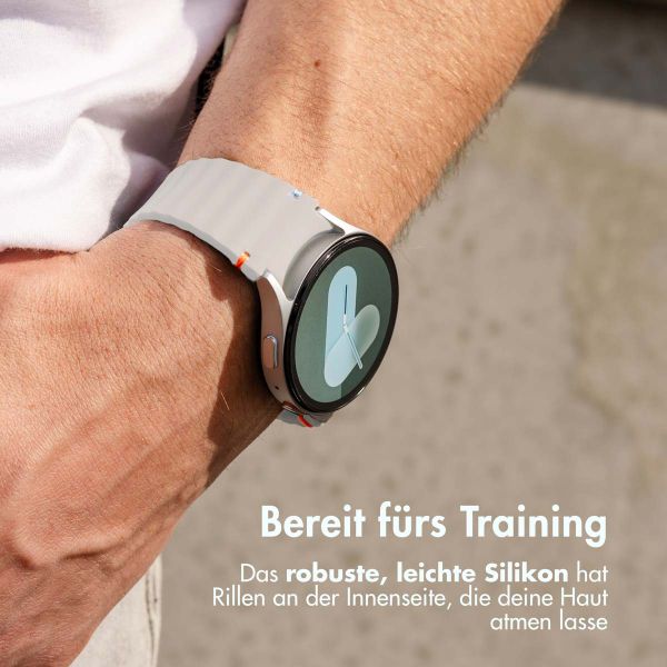 imoshion Wave Silikonarmband für das  Samsung Galaxy Watch 8 (40/44mm) / Classic (46mm) - Polarstern