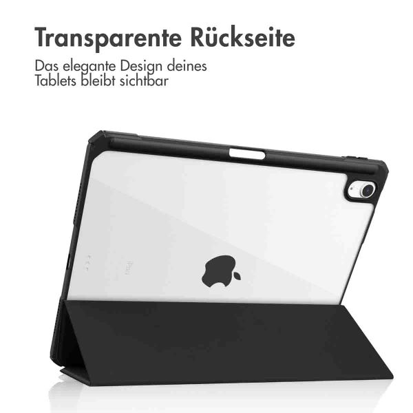 imoshion Trifold Hardcase Klapphülle für das iPad Air 11 Zoll (2025) M3 / (2024) M2 / Air 5 (2022) / Air 4 (2020) - Schwarz