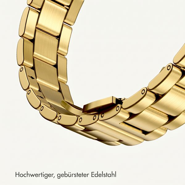 Selencia Slim Stahlgliederarmband für Apple Watch | 38/40/41/42 mm - Gold