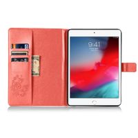 Kleeblumen Klapphülle Klapphülle iPad 6 (2018) 9.7 Zoll / iPad 5 (2017) 9.7 Zoll - Rot