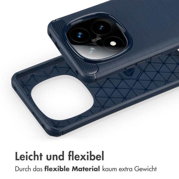 imoshion Brushed Back Cover Xiaomi Redmi Note 14 Pro Plus (5G) - Dunkelblau