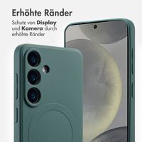 imoshion Color Back Cover mit MagSafe für das Samsung Galaxy S25 - Dunkelgrün
