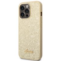 Guess Glitter Flakes Back Cover Apple iPhone 14 Pro Max - Gold