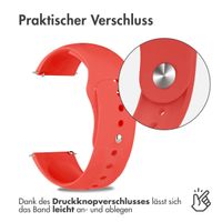 imoshion Silikonband Sport - 20-mm-Universalanschluss - Rot