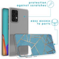 imoshion Design Hülle für das Samsung Galaxy A52(s) (5G/4G) - Blue Graphic