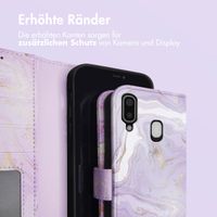 imoshion Design Klapphülle für das Samsung Galaxy A20e - Purple Marble