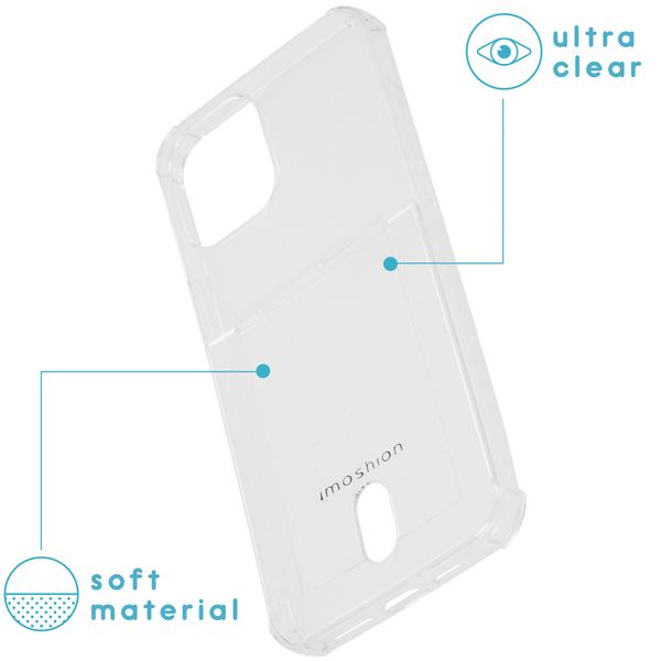 imoshion Soft Case Back Cover mit Kartenfach iPhone 12 Pro Max