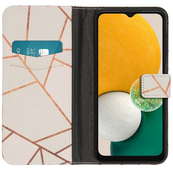 imoshion Design TPU Klapphülle Samsung Galaxy A13 (5G) / A04s - White Graphic