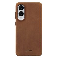 Accezz Vintage Leather Magsafe Backcover Samsung Galaxy S25 Edge - Tabacco Cognac