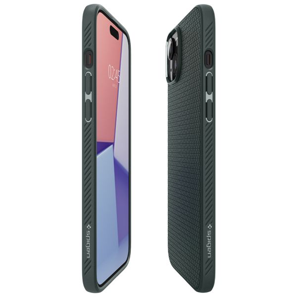 Spigen Liquid Air™ Case für das iPhone 15 - Abyss Green