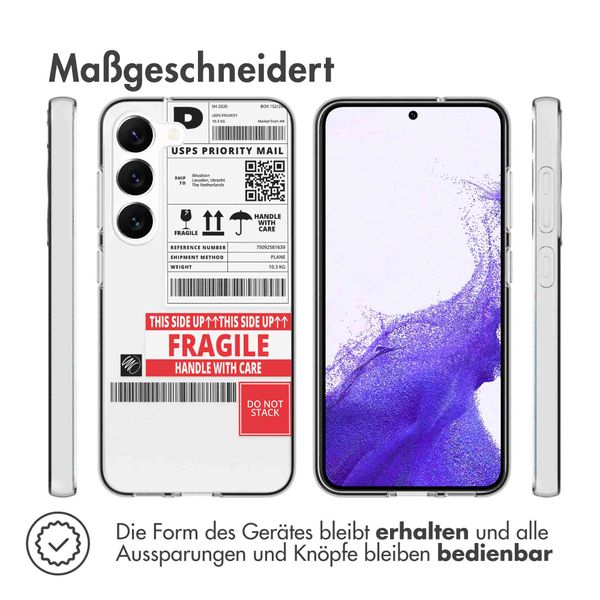 imoshion Design Hülle für das Samsung Galaxy S23 - Label