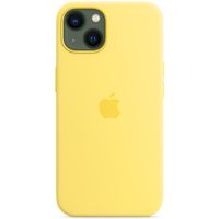 Apple Silikon-Case MagSafe für das Apple iPhone 13 - Lemon Zest