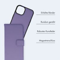 imoshion Herausnehmbare 2-in-1 Luxus-Bookcase Apple iPhone 12 (Pro) - Violett