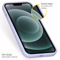 Accezz Liquid Silikoncase Apple iPhone 13 Mini - Violett