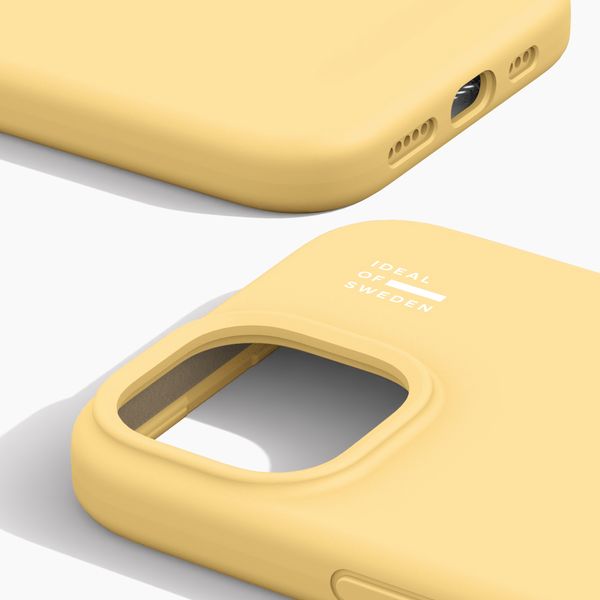 iDeal of Sweden Silikonhülle mit MagSafe Apple iPhone 17e / 16e / 15 / 14 / 13 - Soft Lemon