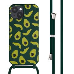 imoshion SilikonHülle design mit Band Apple iPhone 15 - Avocado Green