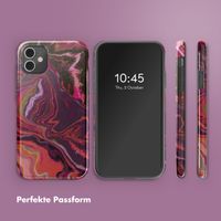 Selencia Vivid Back Cover Apple iPhone 11 - Marble Purple
