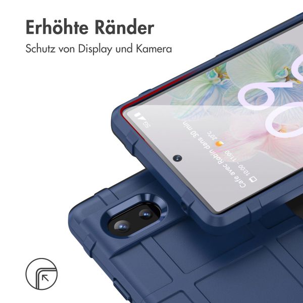 imoshion Rugged Shield Backcover Google Pixel 6a - Dunkelblau