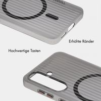 Accezz Lite Backcover mit MagSafe | Fluted | Samsung Galaxy S25 - Schwarz