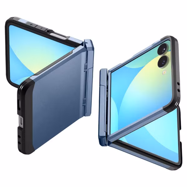Spigen Tough Armor Pro Backcover MagFit Samsung Galaxy Z Flip 7 - Sierra Blue