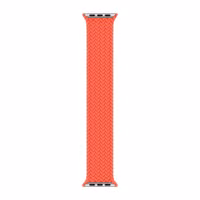 Apple Geflochtenes Solo Loop für das  Apple Watch | 38/40/41/42 mm - Größe 3 - Electric Orange