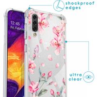 imoshion Design Hülle mit Band für das Samsung Galaxy A50 - Blossom Watercolor