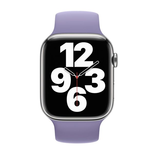 Apple Silikon Solo Loop für  Apple Watch | 38/40/41/42 mm - Größe 7 - English Lavender