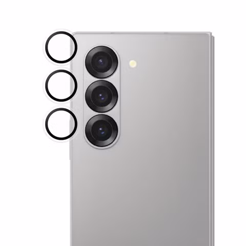 PanzerGlass Kameraprotektor Hoops Optic Rings für das Samsung Galaxy Z Fold 7 - Transparent