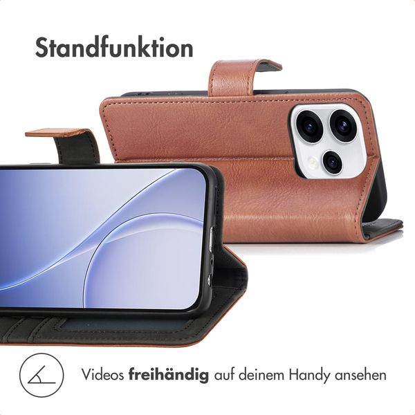 imoshion Luxuriöse Klapphülle Oppo Reno15 (5G) - Braun