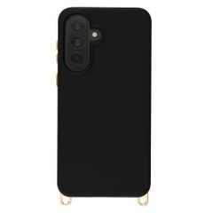 Selencia Rivièra Backcover mit MagSafe mit abnehmbaren Haken Samsung Galaxy A37 (5G) - Velvet Black