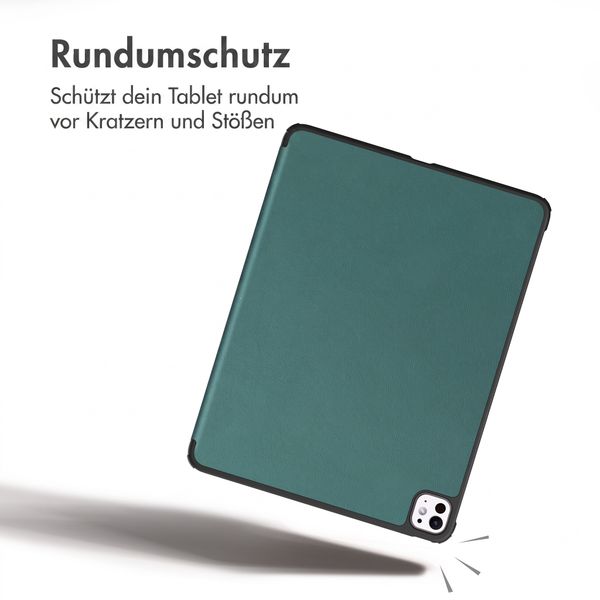 imoshion Trifold Klapphülle Apple iPad Pro 11 (2025) M5 / (2024) M4 - Dunkelgrün