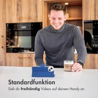 Accezz Wallet TPU Klapphülle für das Apple iPhone 14 Pro Max - Dunkelblau