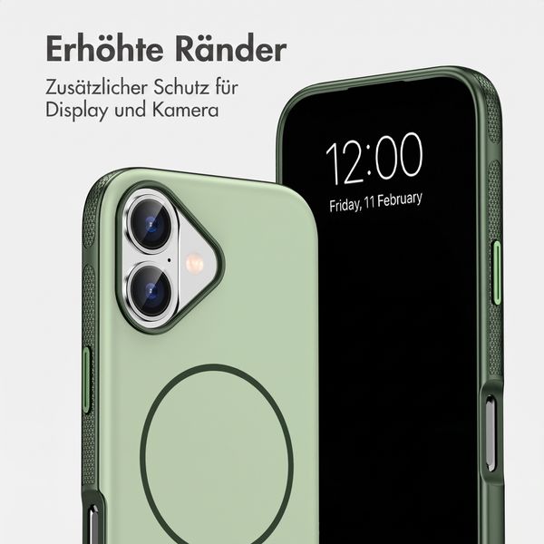 imoshion Color Backcover mit Thin MagSafe Ring Apple iPhone 17 - Dunkelgrün