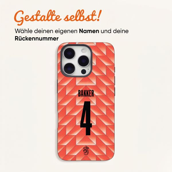 Gestalte dein eigene Nederlands Elftal Backcover Apple iPhone 16 Pro - Niederländische Nationalmannschaft '88