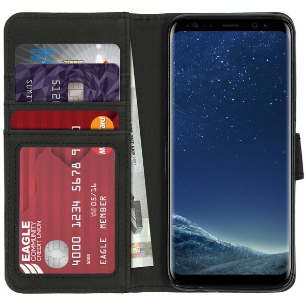 imoshion Luxuriöse Klapphülle Samsung Galaxy S8 - Schwarz