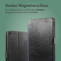 imoshion Mandala Klapphülle Apple iPad 6 (2018) 9.7 Zoll / iPad 5 (2017) 9.7 Zoll / Air 2 (2014)/Air 1 (2013) - Schwarz