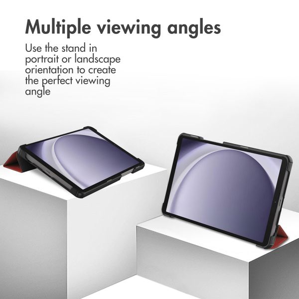imoshion Trifold Klapphülle Samsung Galaxy Tab A11 / A9 8.7 Zoll - Rot