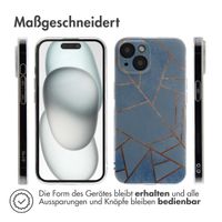 imoshion Design Hülle Apple iPhone 15 - Blue Graphic