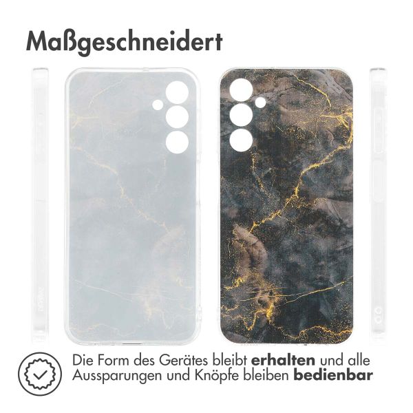 imoshion Design Hülle für das Samsung Galaxy A25 (5G) - Black Marble