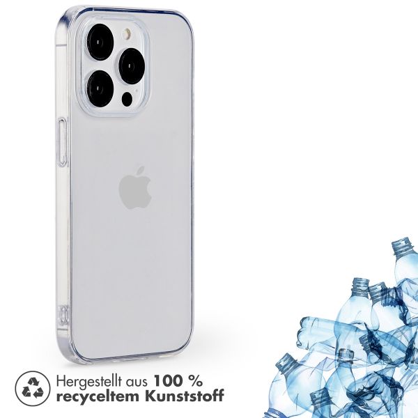 Accezz 100% recyceltes TPU Clear Cover für das iPhone 14 Pro  - Transparent