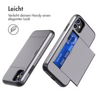 imoshion Backcover mit Kartenfach Apple iPhone 11 - Grau