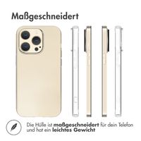 Accezz TPU Clear Backcover für das iPhone 15 Pro - Transparent