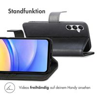 imoshion Luxuriöse Klapphülle Samsung Galaxy A15 (5G/4G) - Schwarz